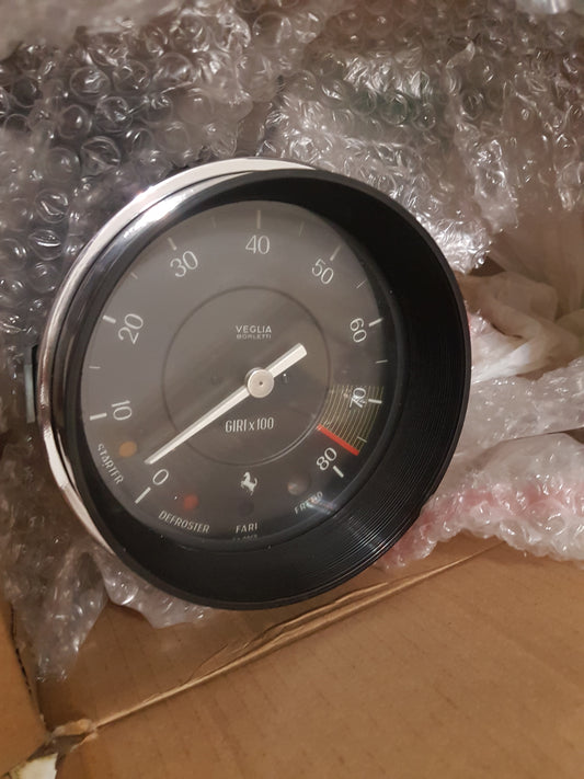 Ferrari 365 GTB Daytona Tachometer Veglia Borletti Refurbished