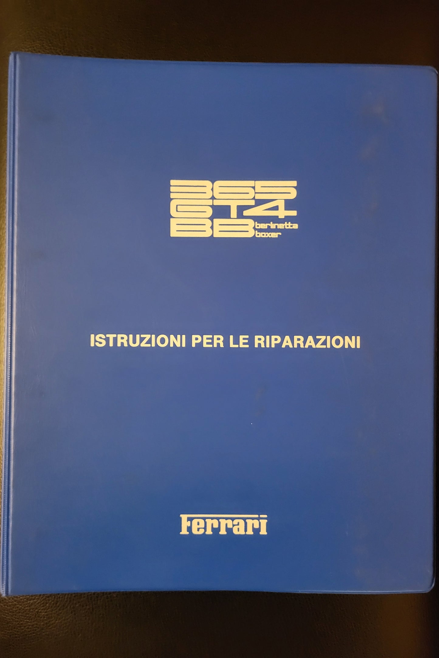 Ferrari 365 GT4 BB repair instructions excellent condition