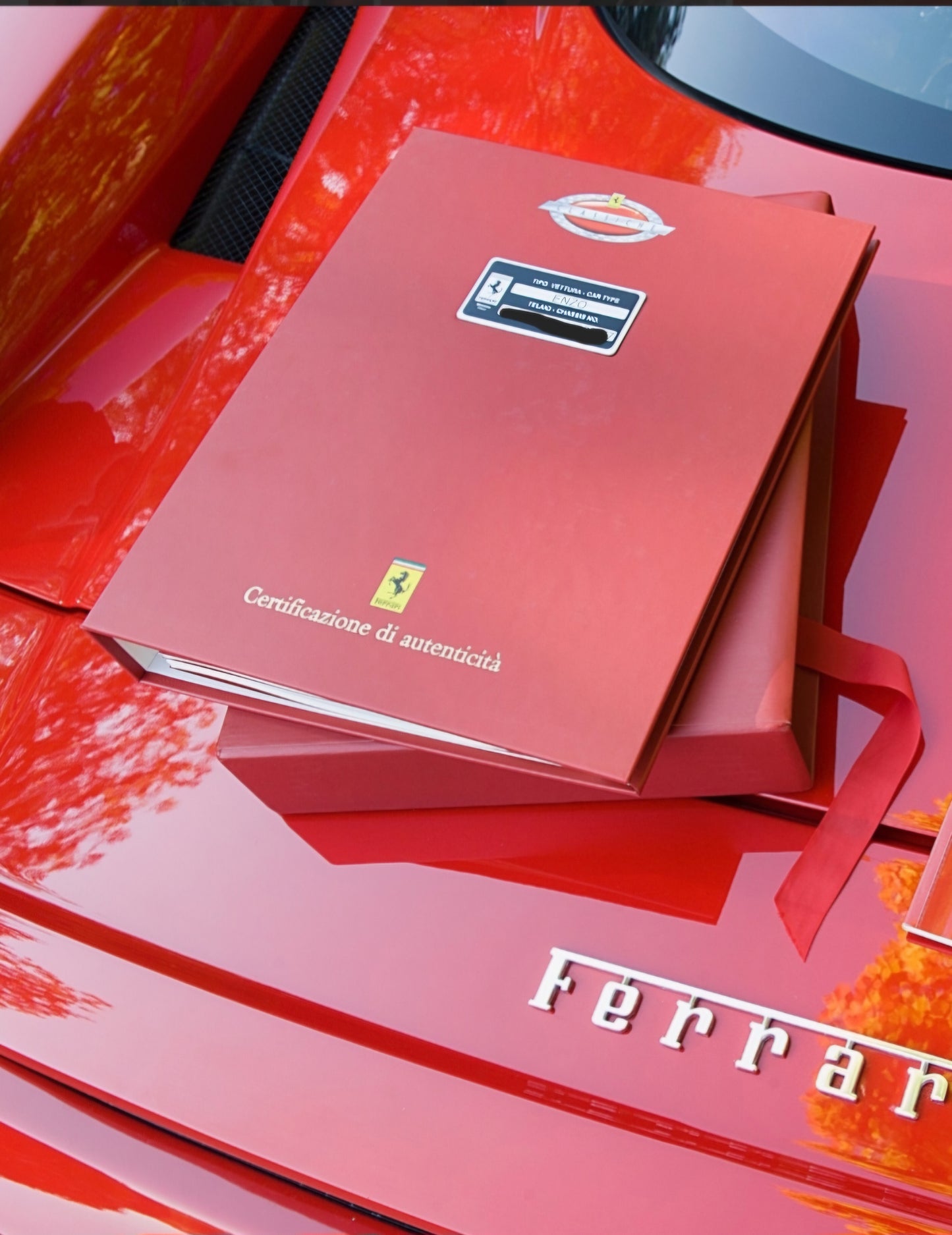 Ferrari Classiche Certificate Ferrari Enzo