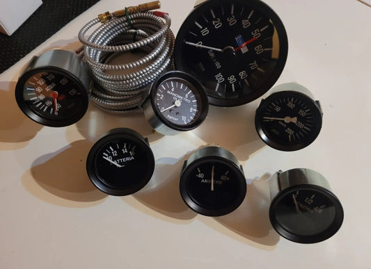Lancia Stratos Gruppo 4 complete set gauges Veglia Borletti Refurbished
