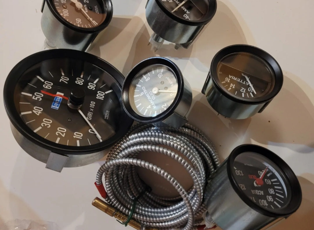 Lancia Stratos Gruppo 4 complete set gauges Veglia Borletti Refurbished