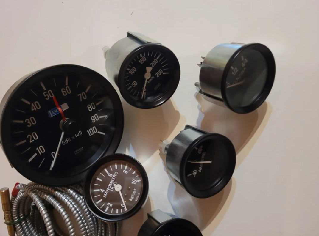 Lancia Stratos Gruppo 4 complete set gauges Veglia Borletti Refurbished