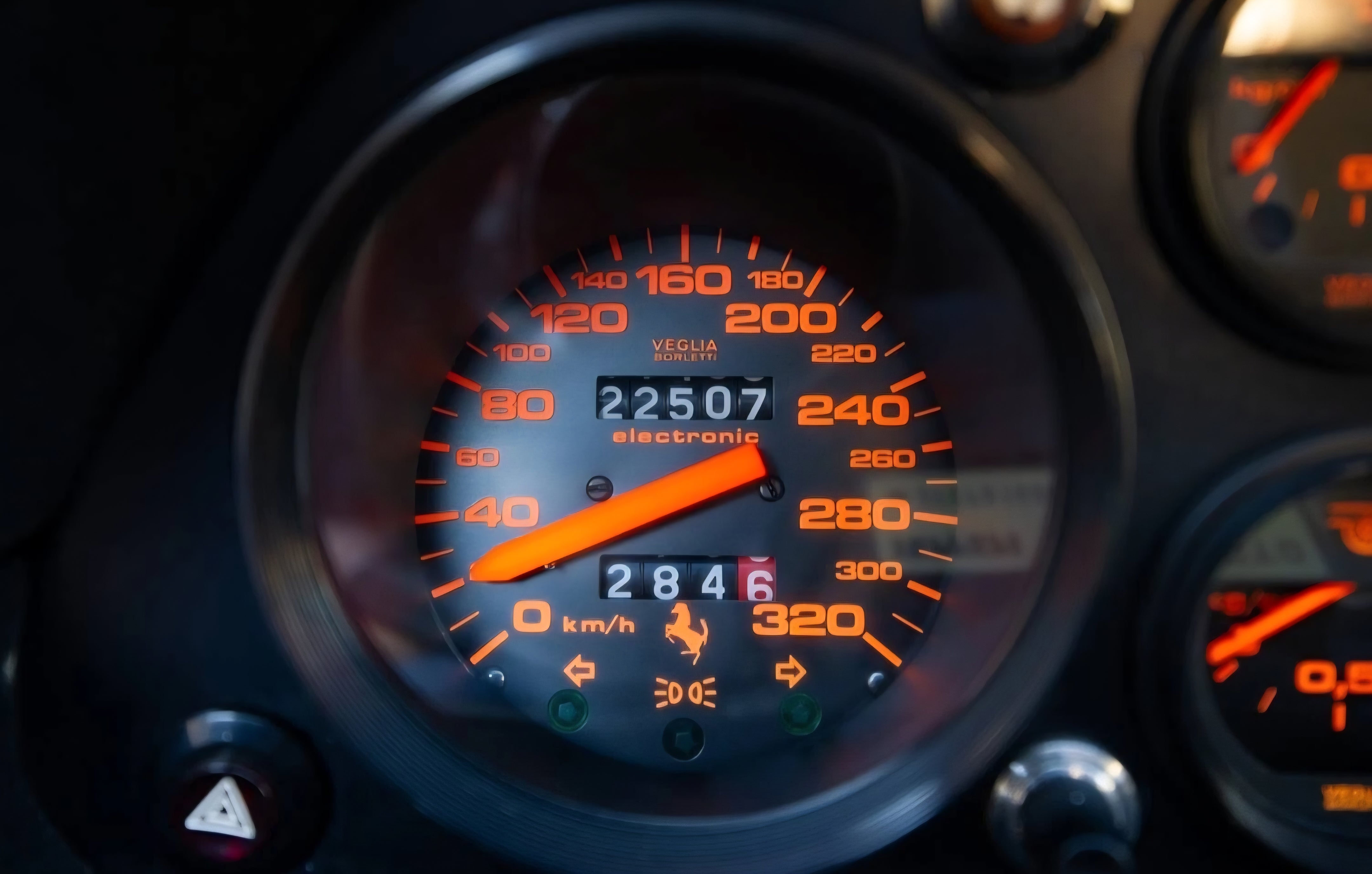 Ferrari 288 GTO Speedometer, oil pressure, water temperature
