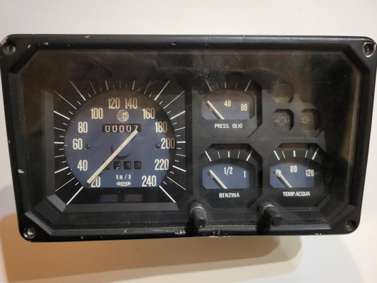 Alfa Romeo Alfetta GTV complete cluster set Jaeger original one - AUTOVIVA PASSION