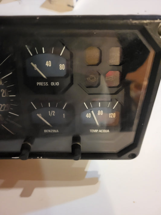 Alfa Romeo Alfetta GTV complete cluster set Jaeger original one - AUTOVIVA PASSION