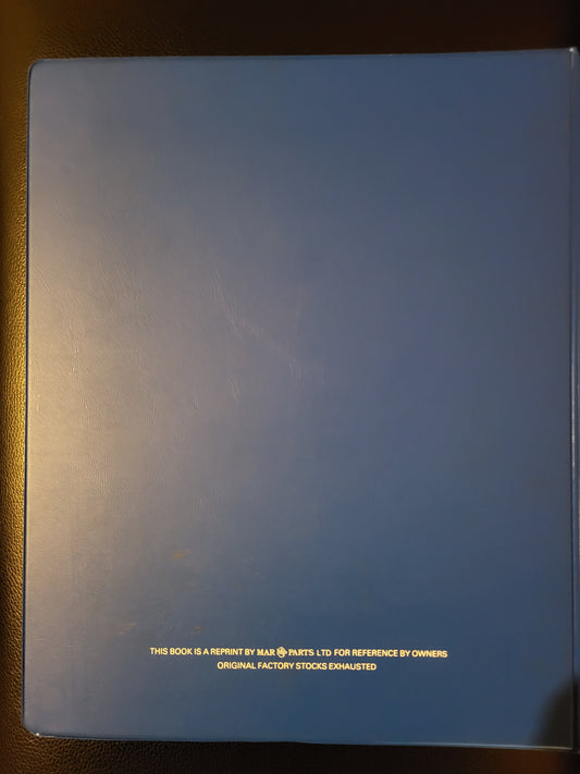 Catalogue de pièces de rechange Ferrari Mondial 8 1981 en excellent état