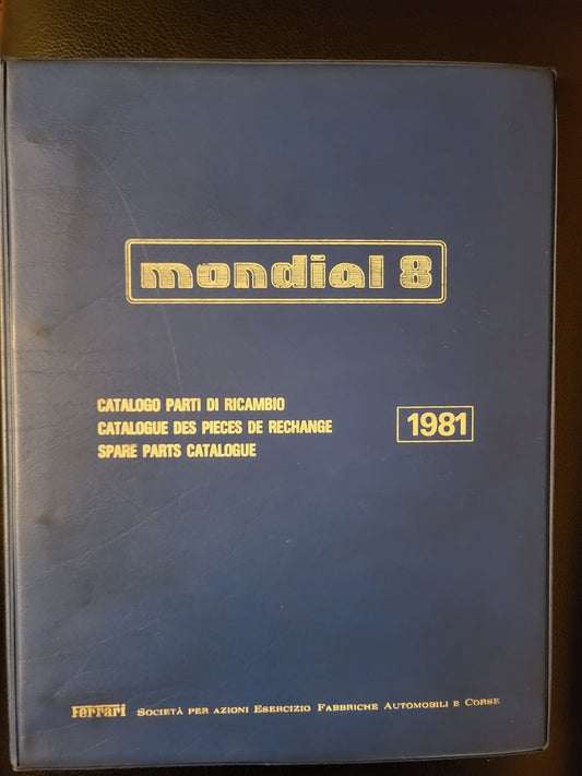 Ferrari 308 GTB GTS Ersatzteilkatalog 1980, ausgezeichneter Zustand 