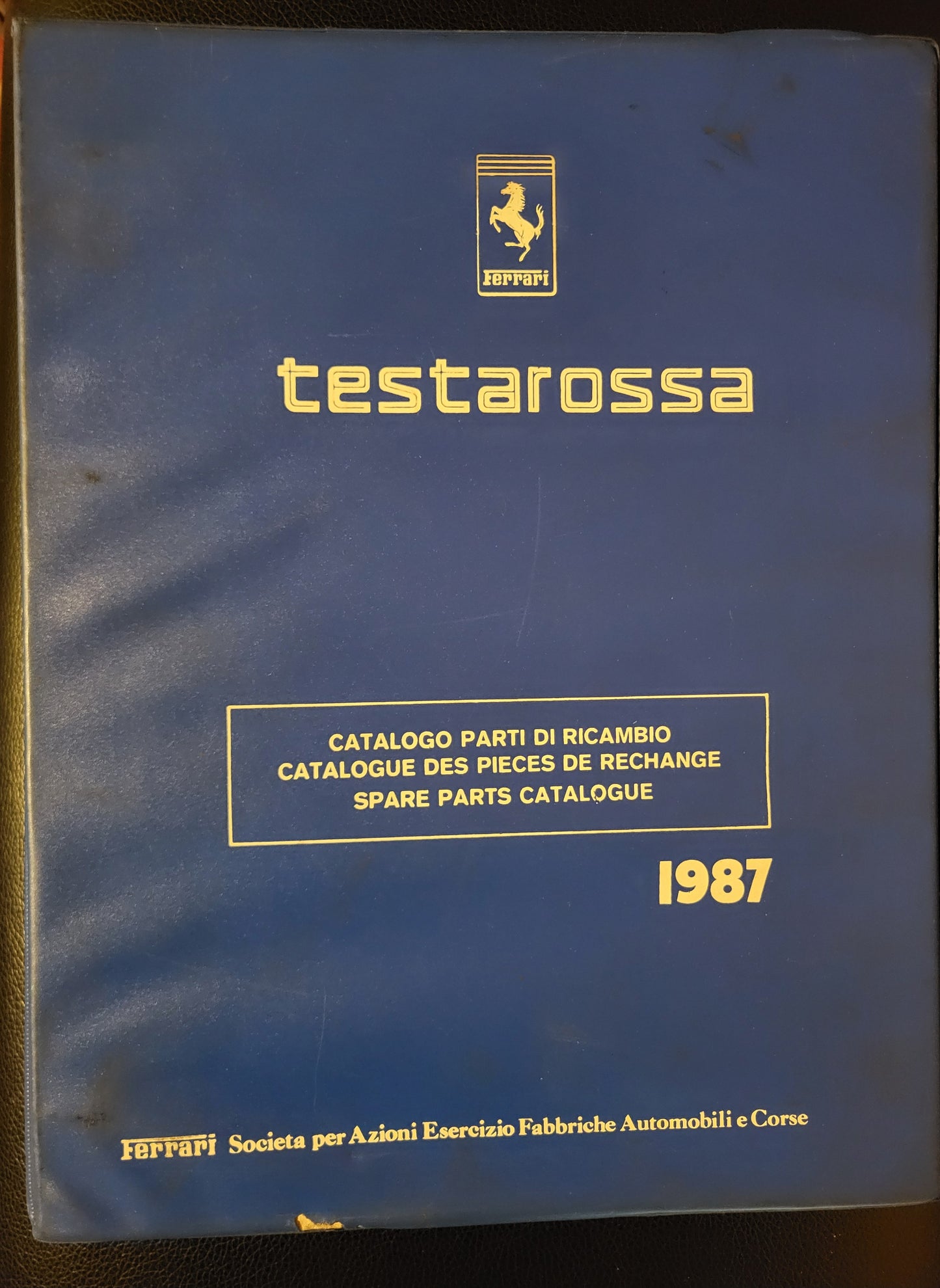 Ferrari 308 GTB GTS Ersatzteilkatalog 1980, ausgezeichneter Zustand 
