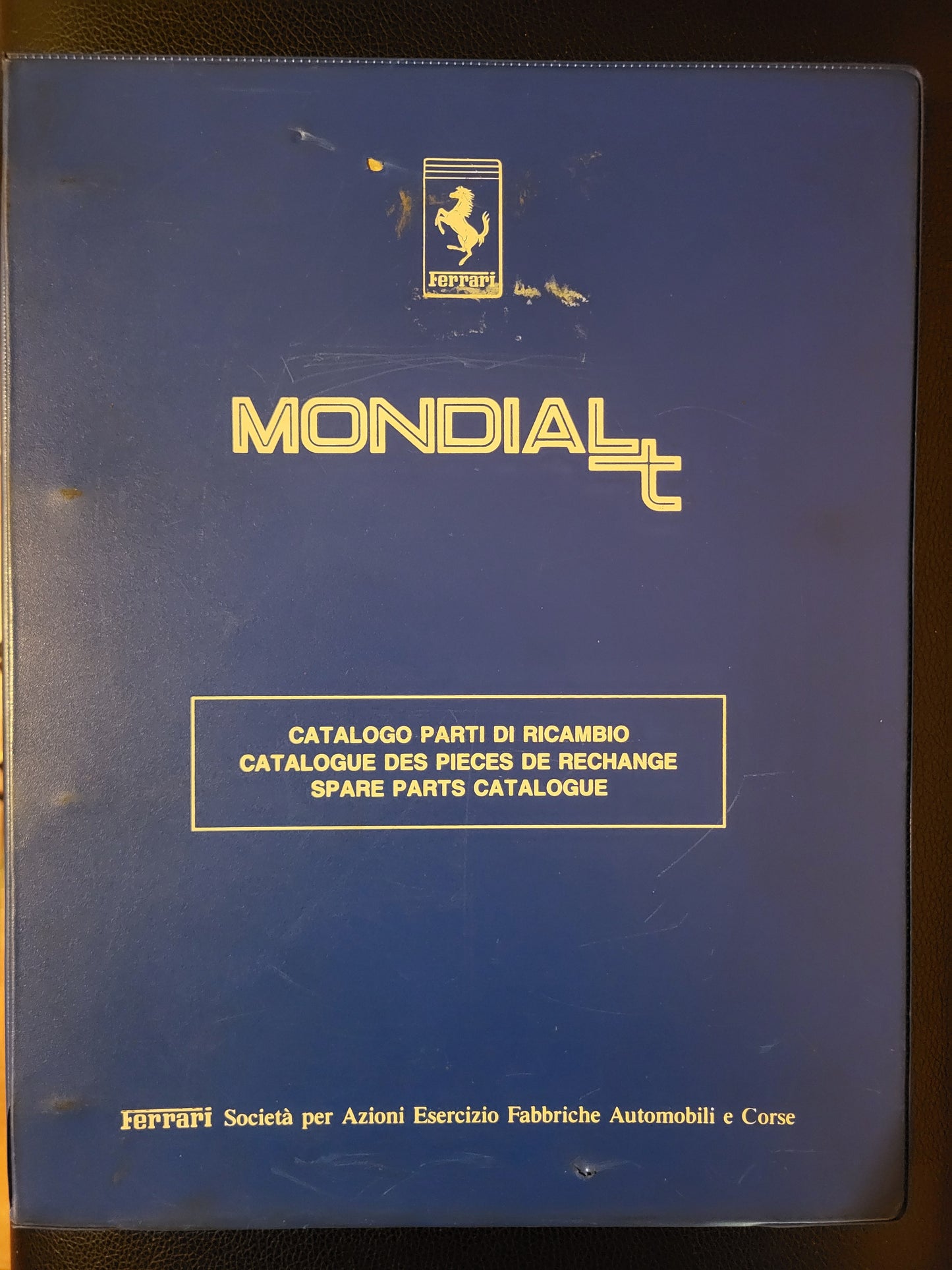 Ferrari 308 GTB GTS Ersatzteilkatalog 1980, ausgezeichneter Zustand 
