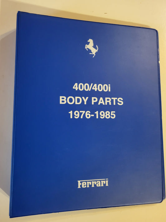 Catalogue de pièces de rechange Ferrari Mondial 8 1981 en excellent état
