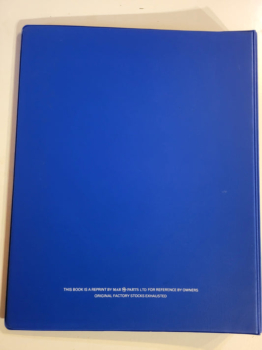 Catalogue de pièces de rechange Ferrari Mondial 8 1981 en excellent état