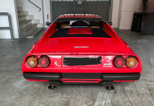Ferrari 208 gtb turbo back