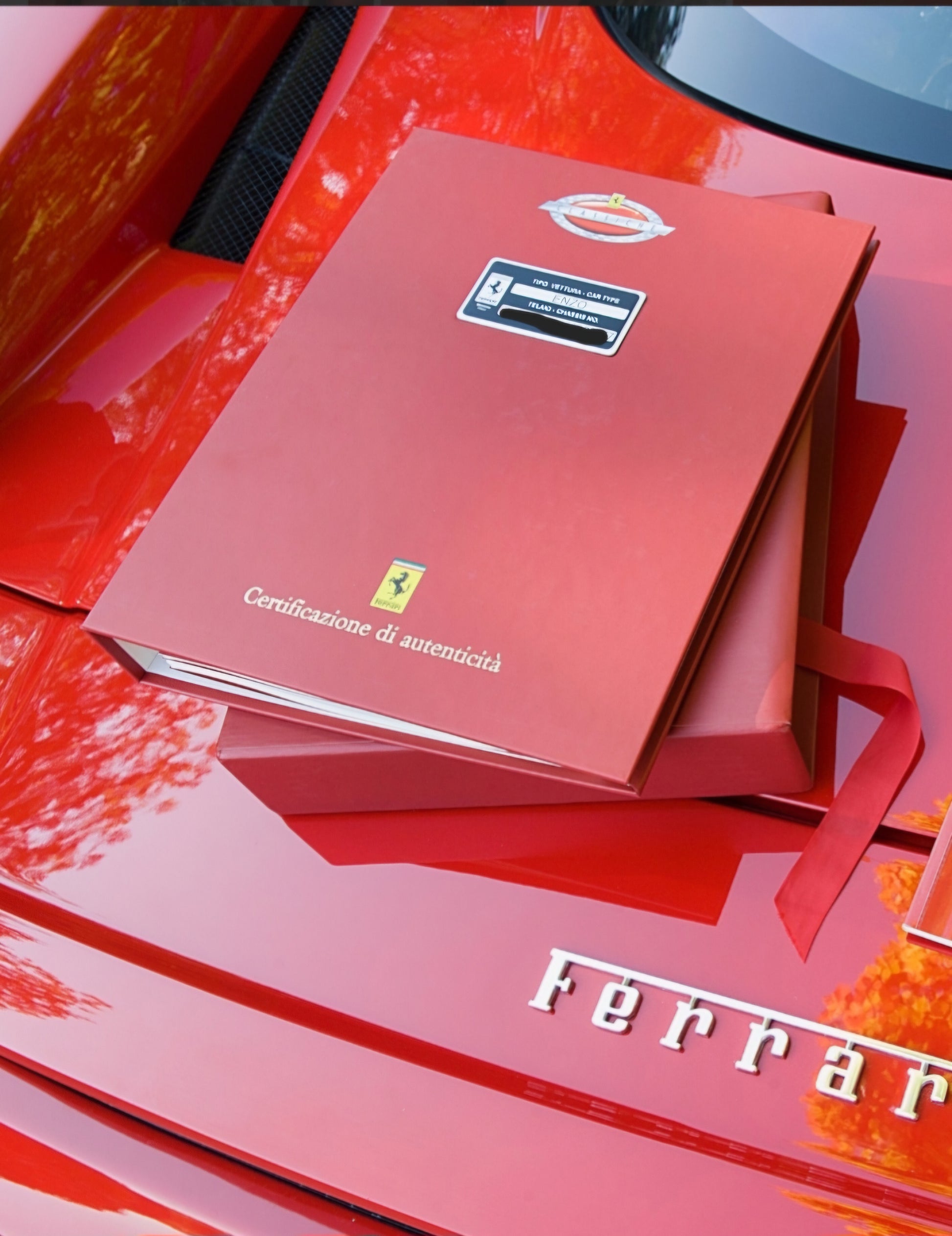 Ferrari Classiche Certificate Ferrari Enzo