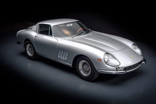 1967 Ferrari 275 GTB – Front view showcasing the iconic V12 grand tourer design.