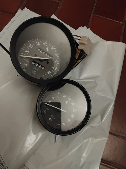 Ferrari F40 Speedometer & Tachometer Veglia Borletti Refurbished