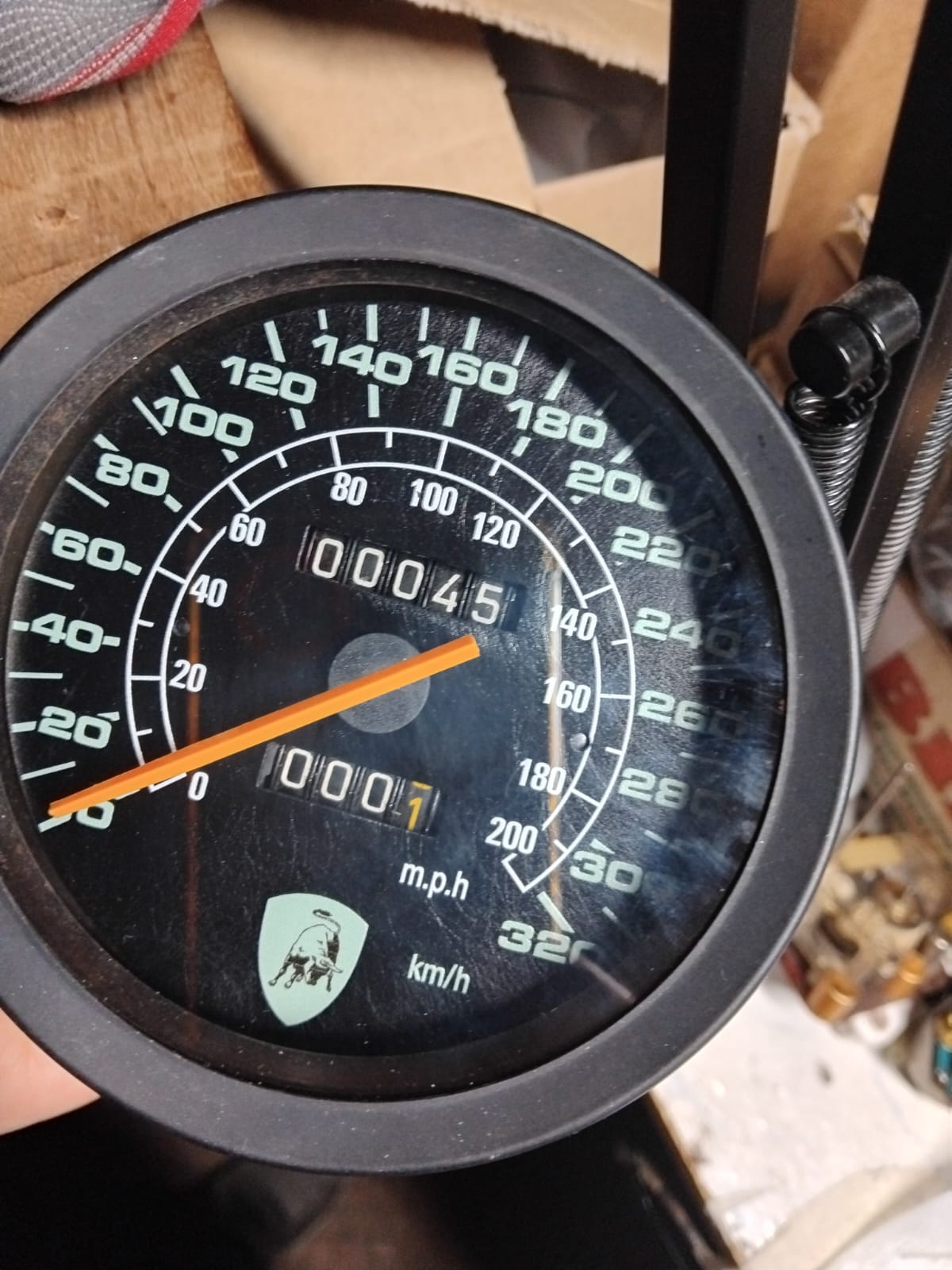 Lamborghini Miura P400 SV Drehzahlmesser Jaeger generalüberholt 
