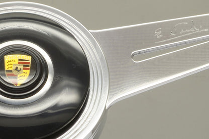 Porsche 356 A Wooden Steering Wheel – Mahogany Ø420 mm with Slotted Spokes