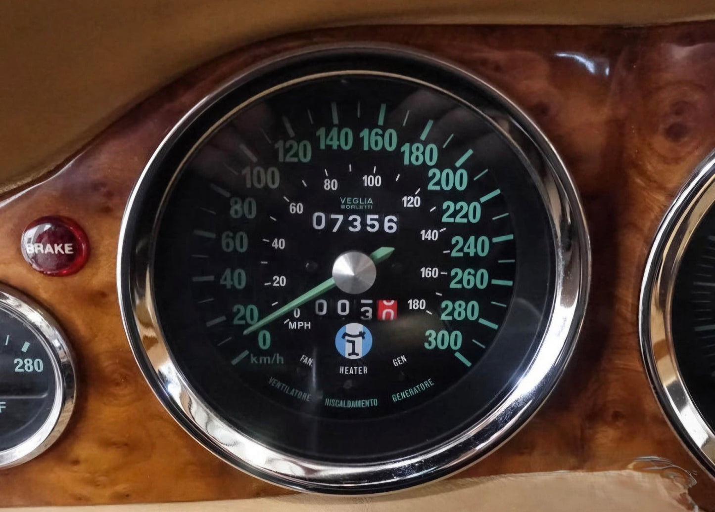 Detomaso Pantera - complete set gauges & sending unit- Veglia Borletti - refurbished